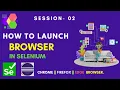 How to Launch a browser in Selenium How to launch chrome browser in selenium webdriver