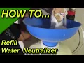 Water Neutralizer REFILL - How to ADD Calcite if you have a non-backwash system without a fill port