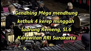 Download Notasi Gendhing Méga mendhung ktk 4 krp mgh Ladrang Remeng, Sl 6 Karawitan RRI Surakarta. MP3