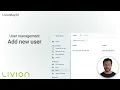 LivionKey20 Adding New Users Managing Permissions