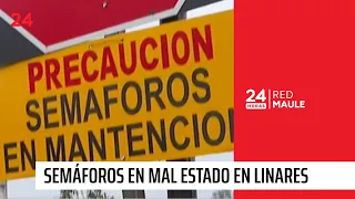Semáforos en mal estado provocan puntos críticos en Linares| 24 Horas - Red Maule