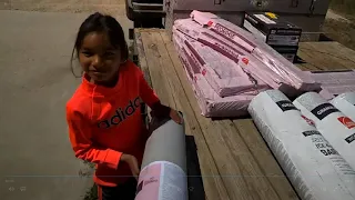 ROOFING PICKUP AT HOME DEPOT LOWES DAILY WORK VLOG