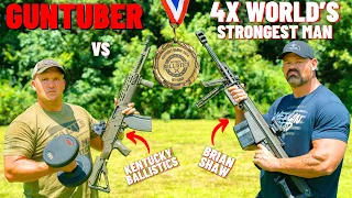 GunTuber vs 4X World’s Strongest Man (ft. Brian Shaw)