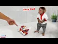 Download Lagu So funny! Lily secretly eats cake before going to bed without Dad knowing, and then… | Lily's story