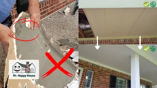 Hardie Board Ceiling Installation Why you Should NEVER Use Sheetrock for Exterior Porch Ceiling