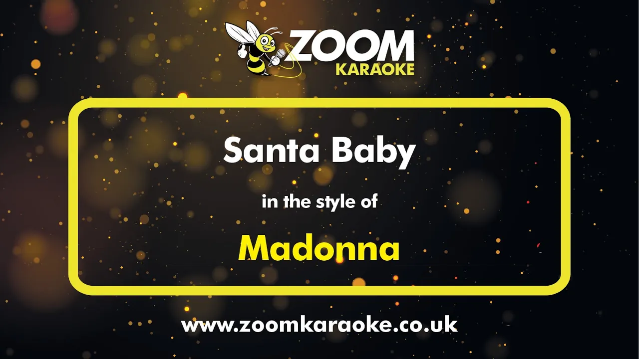 Madonna - Santa Baby - Karaoke Version from Zoom Karaoke Madonna - Santa Baby - Karaoke Version from Zoom Karaoke
