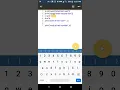 How to write Python Program in Pydroid 3