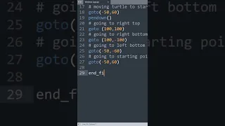 I DRAW WINDOWS LOGO IN PYTHON