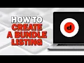 How to Create a Bundle Listing on Depop Quick Tutorial