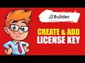 How To Create Add License Key in JD Builder Pro