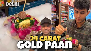 Delhi'S Most Viral 24 Carat Gold Paan