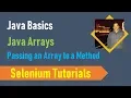 22A Java Basics for Selenium - Java Arrays
