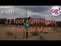 23 foot Ham Radio Boutique Mast