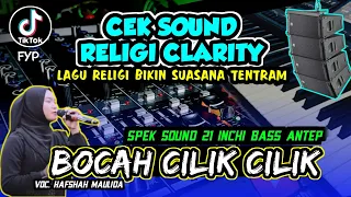 cek sound religi bocah cilik cilik lagu religi clarity buat cek sound bikin suasana tentram 