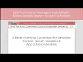 Context Variables or App Variables