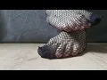 Giantess ignoring you while you stare at her feet