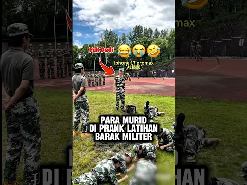 Di prank latihan barak militer 🤣