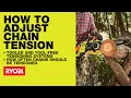 RYOBI Chainsaws How to Achieve the Right Chain Tension