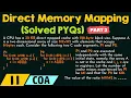 Direct Memory Mapping - Solved PYQs Part 2