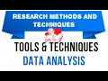 FDP Research Methodology Case Study with Hypothesis testing Tools Techniques for Data Analysis