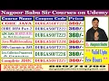 Nagoor Babu Sir Courses on Udemy