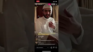 بث طلال سام ٥٦ قبل العيد سالفة الدشداشه المطرزه مع التعليقات 