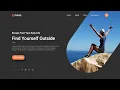 Create a Responsive Travel Website Using HTML CSS JavaScript Travelling Website Hero Design