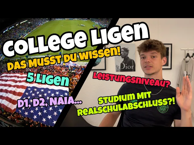 College Ligen in den USA | Das solltest Du wissen für dein Sportstipendium