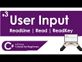 USER INPUT IN C READLINE READ READKEY C FULL COURSE TUTORIAL FOR BEGINNERS