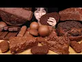 ASMR MUKBANG | 초콜릿 코팅 브라우니 케이크 초코크림빵 초콜릿 초코바 먹방 Chocolate Covered Brownie Cake CHOCOLATE PARTY!