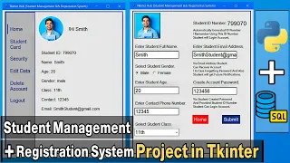 Python Tkinter Project Build a Complete Student Management Registration System Introduction