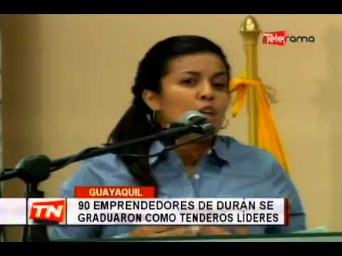 90 emprendedores de Durán se graduaron como tendero líderes