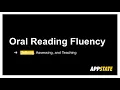 Fluency Overview - Defining Oral Reading Fluency ORF