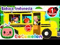Lagu Roda di Bus Ceria \u0026 Seru 🚌 Wheels on the Bus | CoComelon Bahasa Indonesia - Lagu Anak Anak