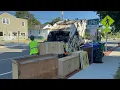 Garbage Truck VS Bulky Trash Collection