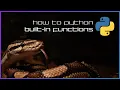 Built-in functions - How to Python