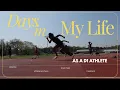 days in my life as a D1 athlete at UNC Charlotte practice luncheon treatment track meet