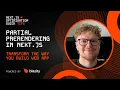 Next js Partial Prerendering PPR Explained Next js Optimization Tips