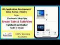 How to Create Tabs Using TabBarController and Use Custom TableView in Swift 5 XCode Hindi Learn