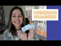 How to teach Ordering Numbers activities for putting numbers in order from least to greatest