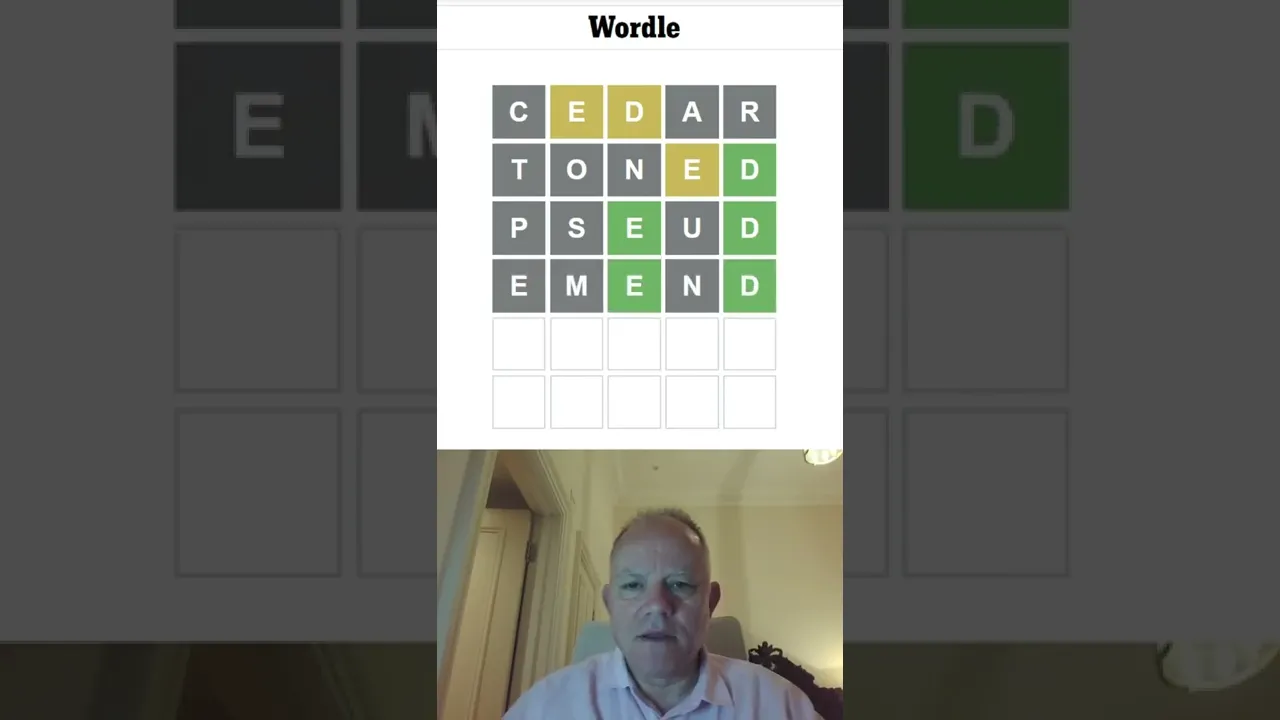 Wordle in a Minute - 15th May 2022