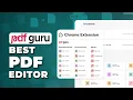 PDF Guru Review - Best PDF Editor Converter AI Tool