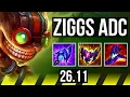 ZIGGS Senna vs MISS FORTUNE Zoe ADC 56K damage 5k gold comeback NA Challenger 26 11