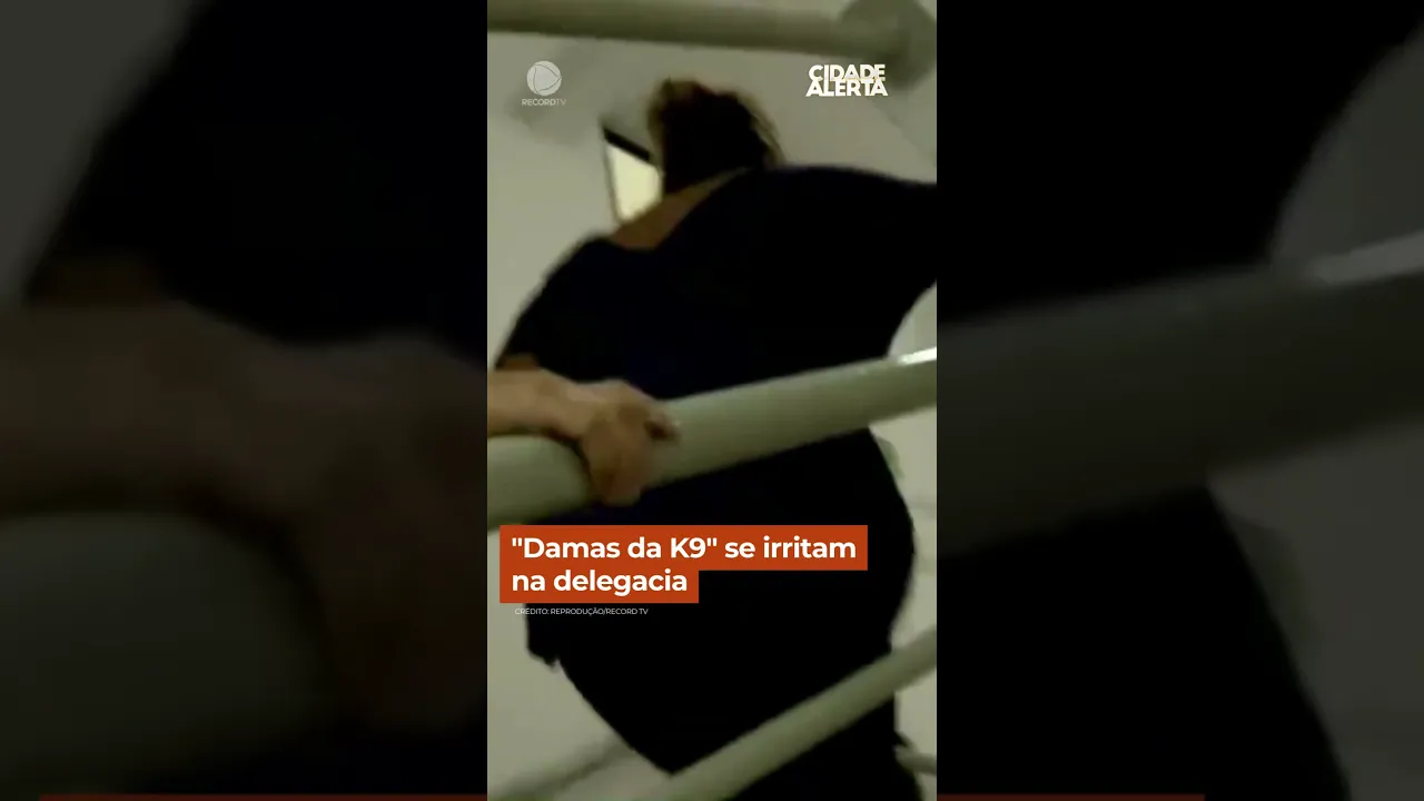 Damas da K9 se irritam na delegacia #shorts #cidadealerta