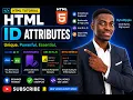 HTML ID Attribute Explained Class vs ID Bookmarks JavaScript Beginner Tutorial