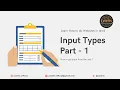 HTML Input Types Part - 1