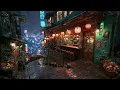 Lofi Zen - Kyoto Sake Bar Rain with Lo-fi Chillhop at Night | For Study, Sleep, or Relaxation | 4K