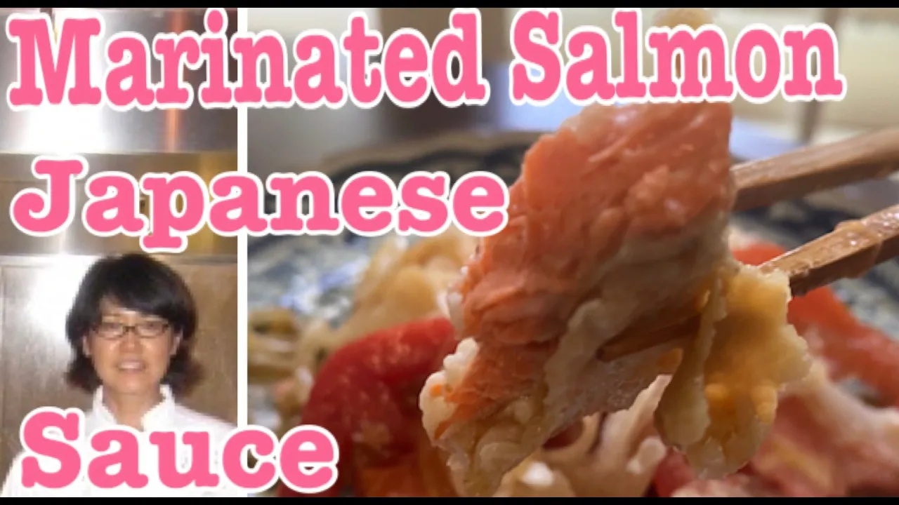 Soy Sauce Marinated Salmon  (Japanese Sauce)