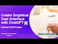 Create GUI with ChatGPT for Contact Management part-2 Basic Python Project