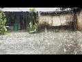 Download Lagu Heavy Rain on Beautiful Remote Villages- Rain Video